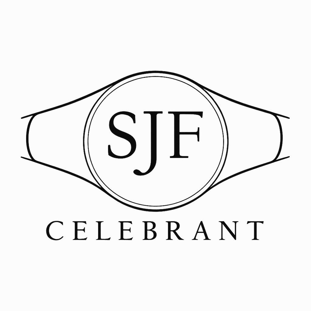 SJF Celebrant logo - a signet ring 
